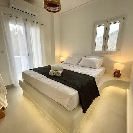 Mayema Cycladic House W Village And Black View Santorini