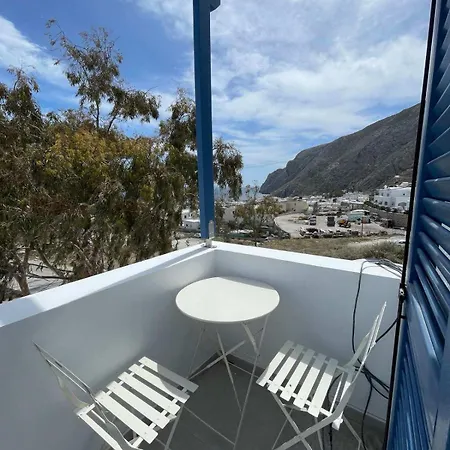 Mayema Cycladic House W Village And Black View Santorini アパート Kamári